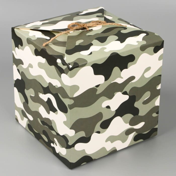Коробка MILITARY (18 х 18 х 18 см.) арт. 9227632