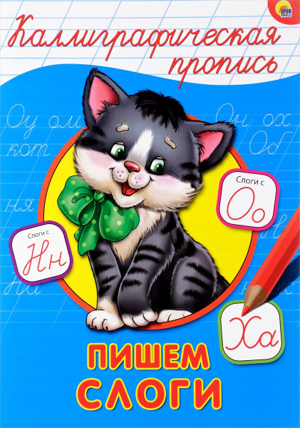 Каллиграфическая пропись А4 Проф-Пресс 'Пишем слоги'
